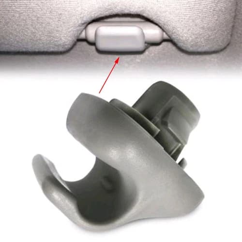Car Interior Accessories Sun Visor Clip Light Mirror Replacement Gray For Honda
