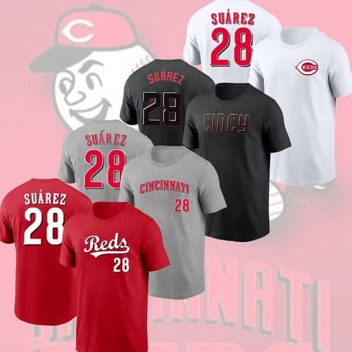 HOT NEW! Eugenio Suárez #28 Cincinnati Reds 2026 Name & Number Gift For Fans