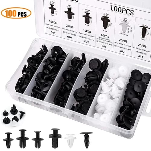 Car Accessories Clip Trim Push Pin Rivet Bumper Door Panel Retainer Fastener Kit