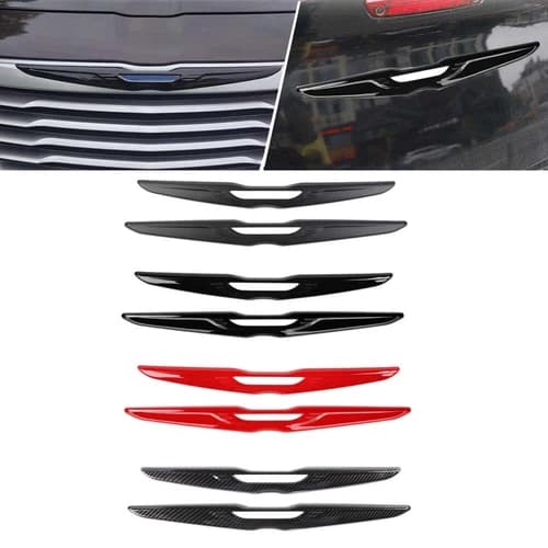 Front /Rear Car Logo Grid Decor Cover Trim For Chrysler 300 2015+ Accessories