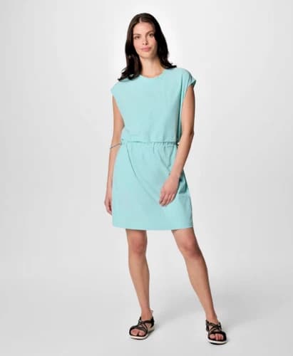 COLUMBIA Womens Aqua Sleeveless Boundless Beauty DRESS II 2118901325 S-XL NWT
