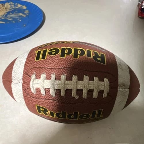 Riddell Active Grip Football Ball Brown White Official Game Sports Equipment