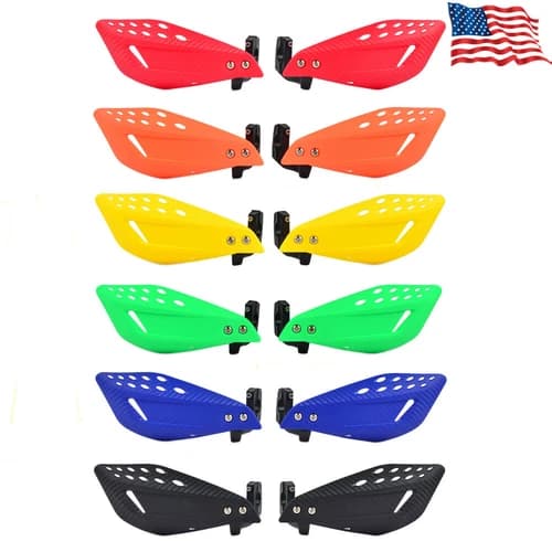 7/8" Motorcycle Handguard Hand Guards Protector For Honda Yamaha Off-Road ATV