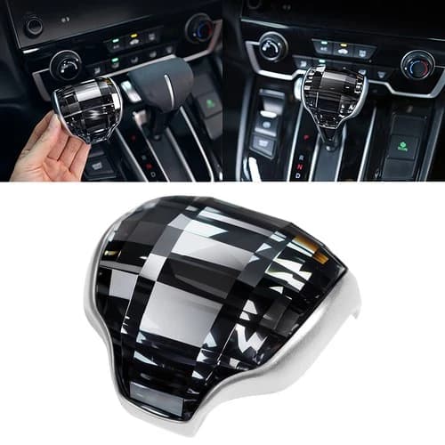 Crystal Gear Shift Knob Cover Trim For Honda CR-V CRV 2017-2022 Car Accessories
