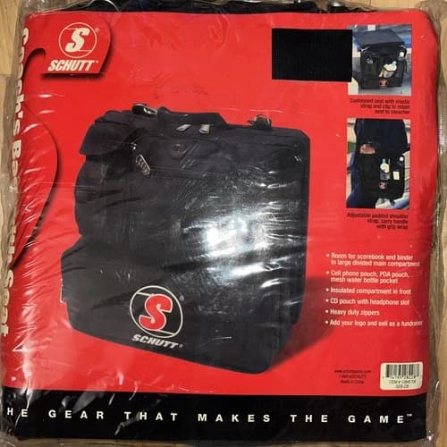 Schutt Sports Equipment Coaches Bag With Seat Cushion New