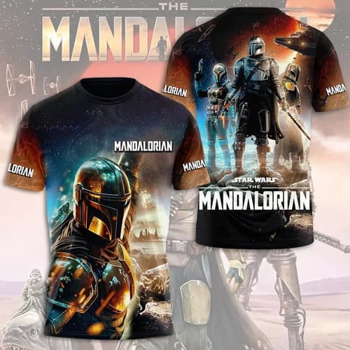 Star Wars x Mandalorian 3D Shirt S-5XL M1