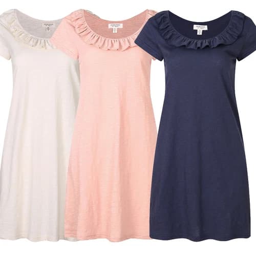 RH Women's Nightwear 100% Cotton Knitted Dress Sleep Pajama Lounge S-XL RHW2582