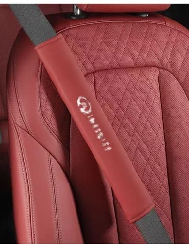 2PCS Car Seat Belt Cover Shoulder Cushion Pad Accessories For INFINITI