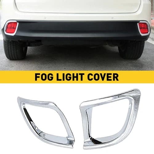 Rear Bumper Fog Lights Covers For 2014-2019 Toyota Highlander Car Accessories US
