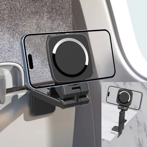 Magnetic Phone Holder for iPhone Magsafe Universal 360° Travel Airplane Mount US