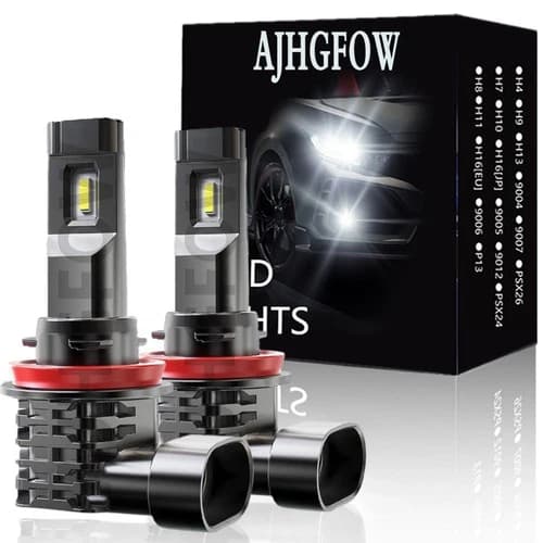 Car Accessories H11 LED Headlight Super Bright Bulbs Kit 6500K 60000LM High/low