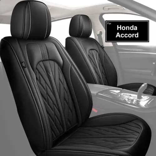For Honda Accord 2007-2017 Sedan 4-Door Car Accessories 5-Seat Covers PU Leather