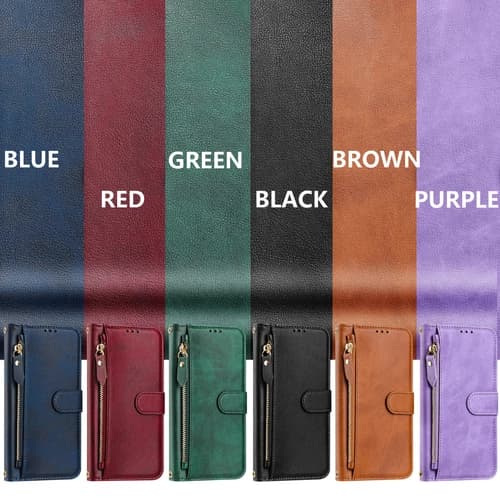 Phone Case For Apple iPhone 12 mini Multi-function Zippered