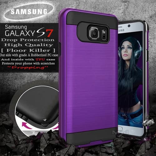 For Samsung Galaxy S7 & S7 edge Protective Phone Slim Case Hard Armor Cover