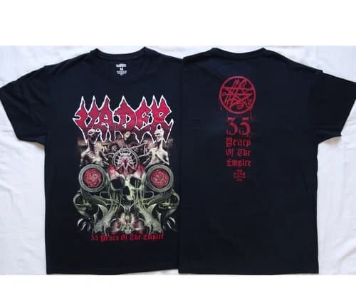 Vader 35 Years Of The Empire Official Limited Edition Death Thrash Tee