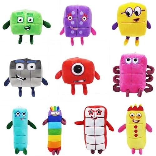 Number toys Numberblocks Educational Stuffed Plush Doll kids gift presents toys