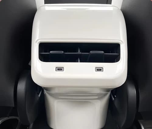 Car Accessories White Rear Air Vent Outlet Protection Cover For Tesla Model 3/ Y