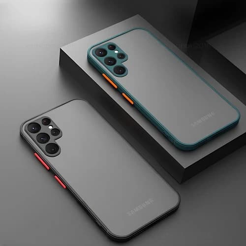 Matte Case Camera Cover For Samsung Galaxy S24 S23 S22 S21 S20 S10 A54 A14 A13