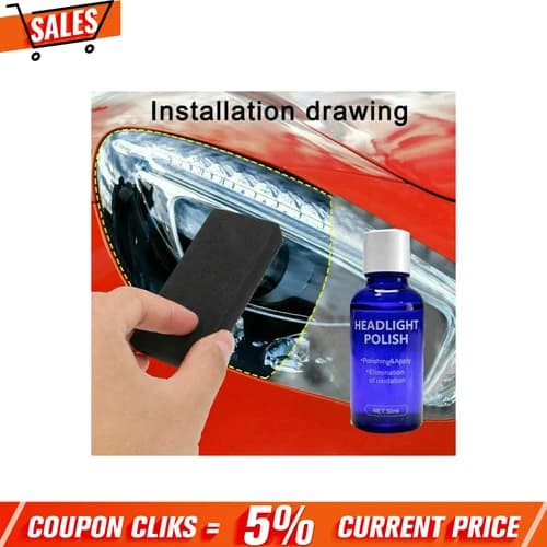 NEW 9H Headlight Cover Len Restorer Cleaner Repair Liquid Polish Car Accessories