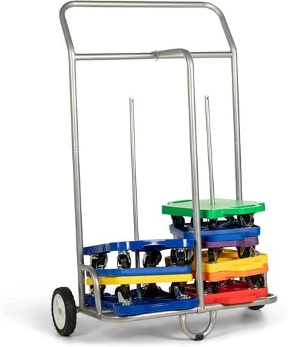 Champion Sports SC036 Scooter Sports Equipment Cones Balls Gym Storage Cart NEW