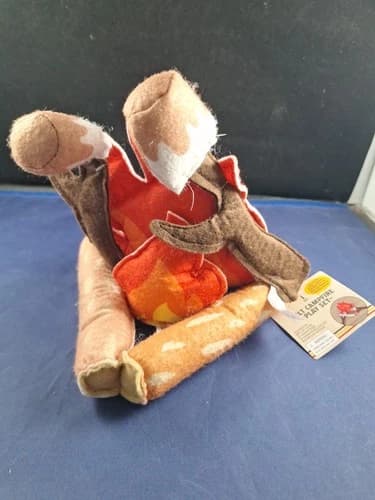 5 Piece Plush Pretend Campfire Smores Felt Play Set Kids Toys Play 2 Qty Lot