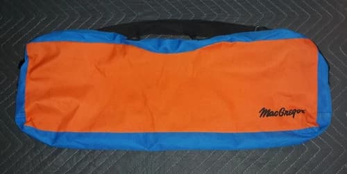 MacGregor Sports Equipment Storage Bag - 24" x 9" x 3" Orange and Blue