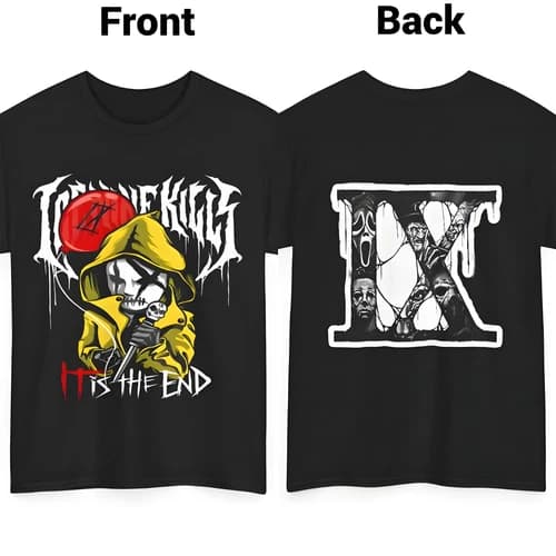 Ice Nine Kills Halloween It is The End IX 9 Logo PRINTED T-Shirt