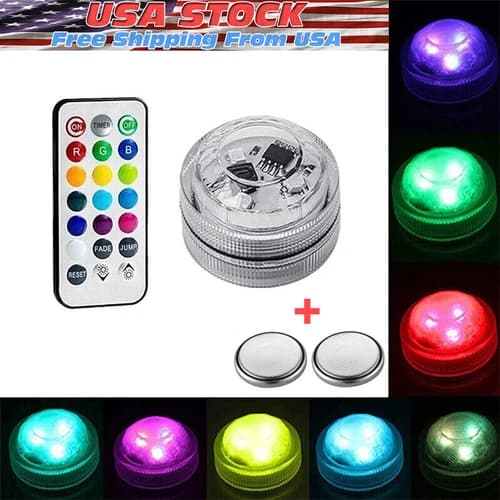 Multicolor Car Interior Accessories Atmosphere LED Lights Lamp W/ Remote Control