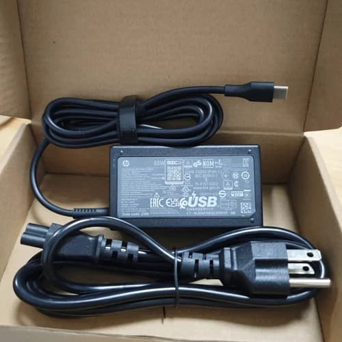 65W Genuine USB C Type C AC Adapter Charger for HP ENVY x360 15M Spectre x360 13
