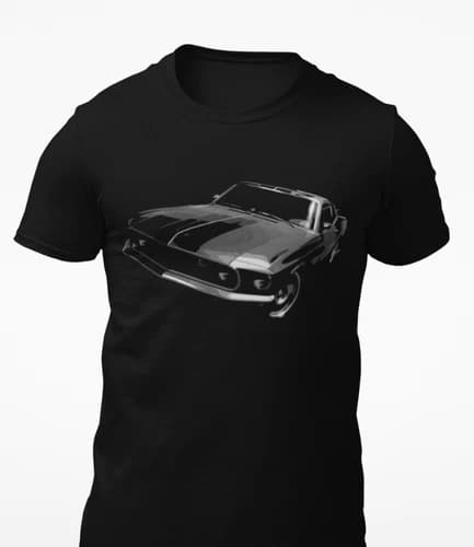 1969 Ford Mustang Boss 302 Short-Sleeve Unisex T-Shirt