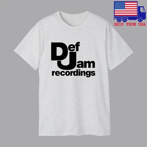 Def Jam Recordings Records Men's Grey Size S-5XL