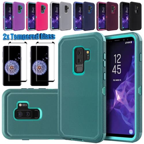 For Samsung Galaxy S9/S9 Plus Phone Case Heavy Duty Cover / Screen Protector