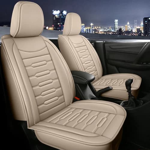 For Honda CR-V 2017-2022 Car Front&Rear 5-Seat Covers PU Leather Pad Accessories