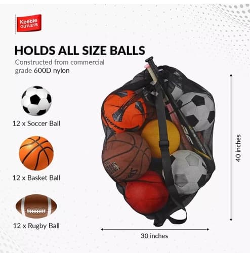 Vizari Soccer Ball Bag for Coaches and Players | Sports Equipment Bag *NEW*