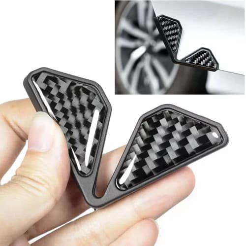 2x Black Anti-Scratch Car Door Corner Guard Cover Sticker Protector Accessories