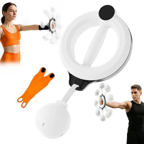 Arm and Shoulder Workout Equipment for Men and Women, 360° Hand-Crank Forearm...