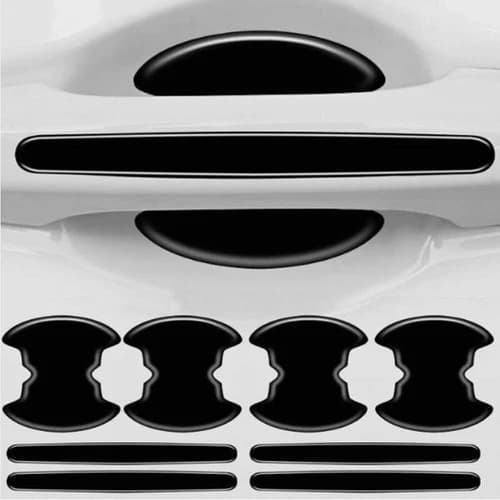 8PCS Car Door Handle Bowl Anti Scratch Sticker Protector Cover Accessories Trims