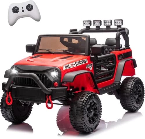 24V Kids Ride on Toy Electric Car Battery Power 4 Wheels Jeep w/ Remote LED MP3