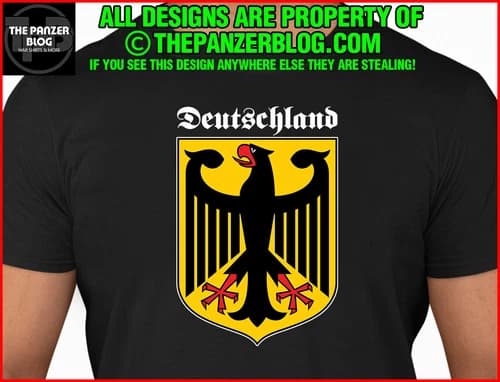 German Coat of Arms Eagle T-Shirt WWII Patriotic