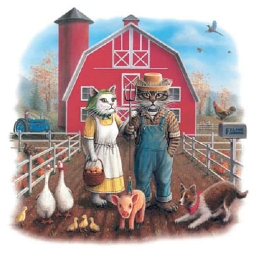 Farm Cats Cat Tshirt Sizes/Colors