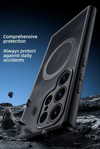 Resistant Anti-Dirt Snug Skin Magnetic Streamer Line Case for Samsung Galaxy S26