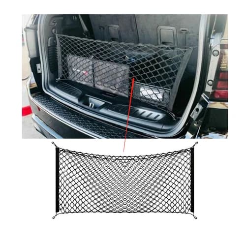 Accessories Envelope Style Trunk Cargo Net Storage Organizer Universal SUV Car