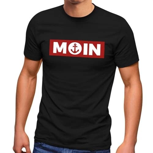 Men's T-Shirt Moin North German Morgen Anker Fashion Streetstyle Neverless®