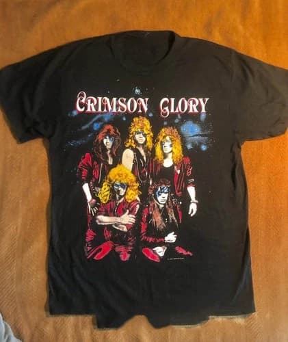 Crimson Glory '89 Euro T-Shirt Gift For Fans S To 5XL CB1050