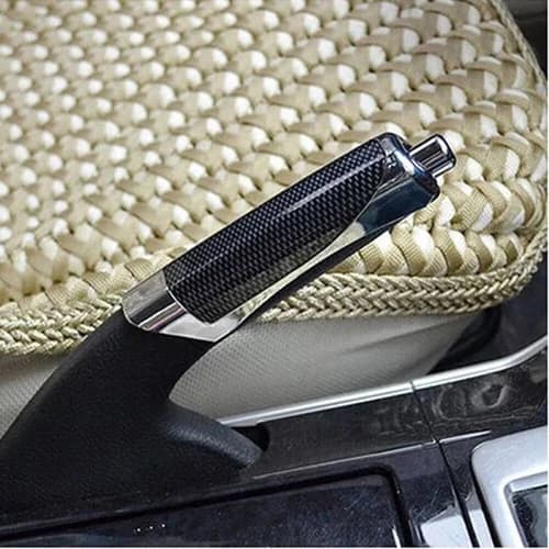 Car Interior Hand Brake Cover Carbon Fiber Style Protector Sleeve Accessories