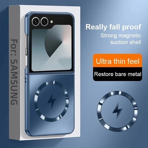 For Samsung Galaxy Z Flip 7 6 5 4 3 Lightweight Magnetic Case Hard PC Shockproof