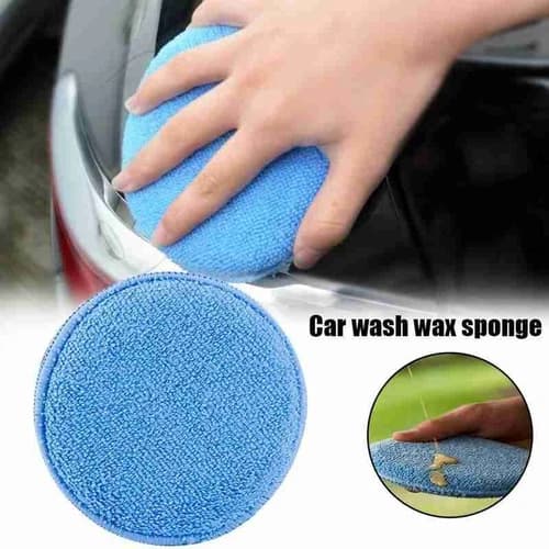 5pcs Car Wax Sponge Polish Car Cleaning Auto Accessories Polish Pads Soft Microf