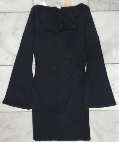 Brand New Popilush Women’s M Black Long Sleeve Shapewear Short Dress