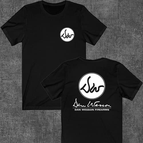Dan Wesson Firearms Guns Men's Black Size S to 5XL