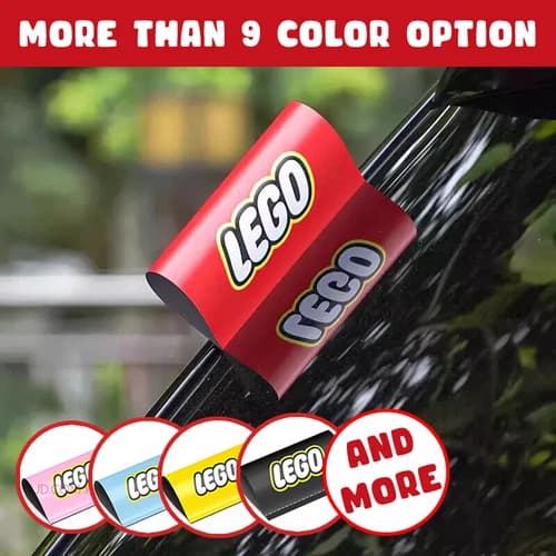 Trendy Lego ®️ Car Tag Universal car accessories tag exterior Multiple Colors